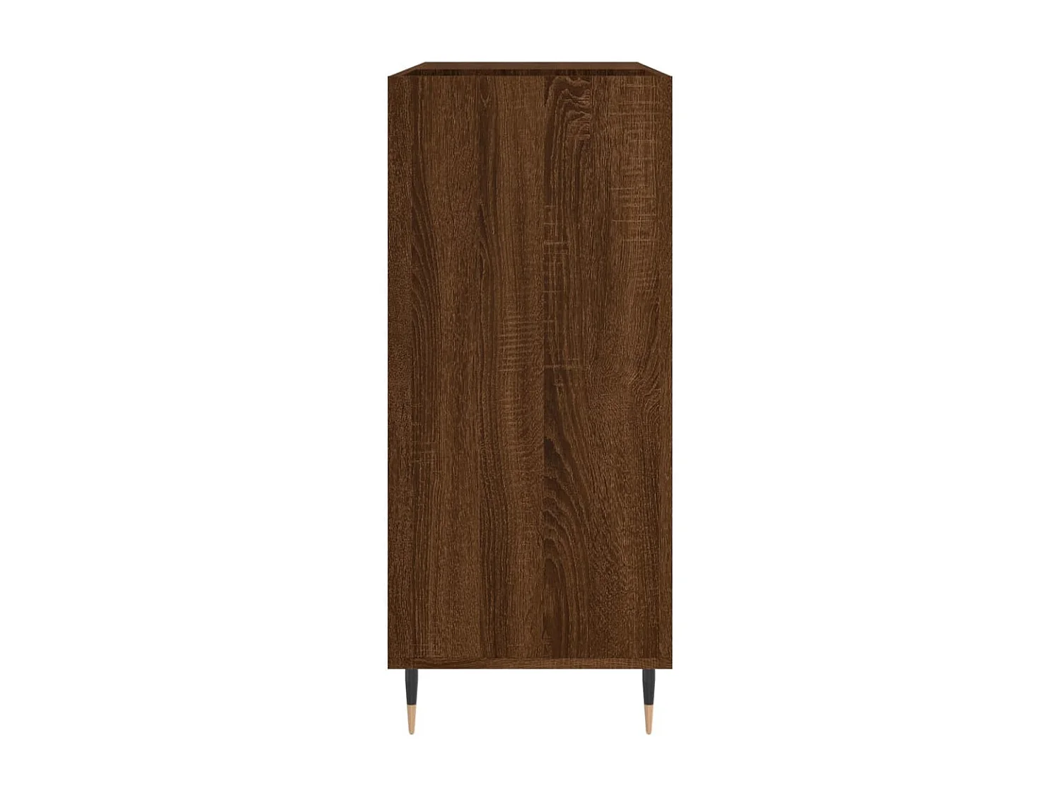 Mobile Porta Dischi Rovere Marrone 84,5x38x89 Legno Multistrato