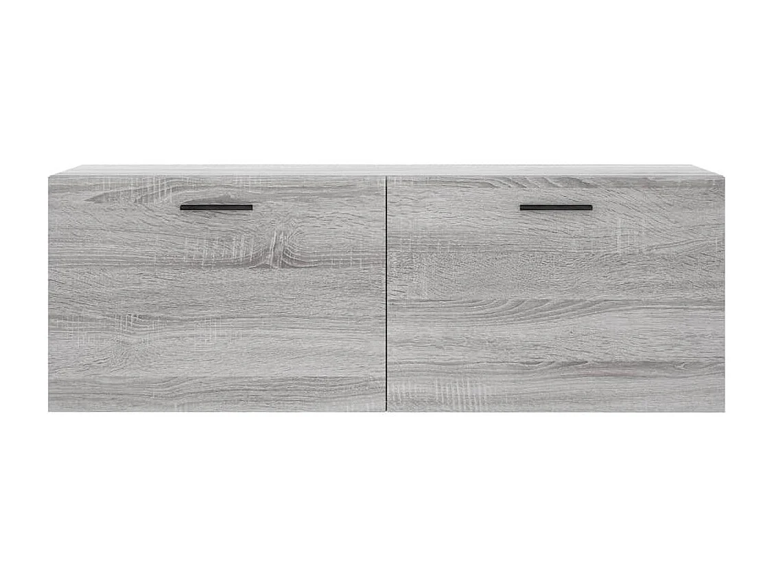 Armoire murale sonoma gris 100x36,5x35 cm bois d'ingénierie