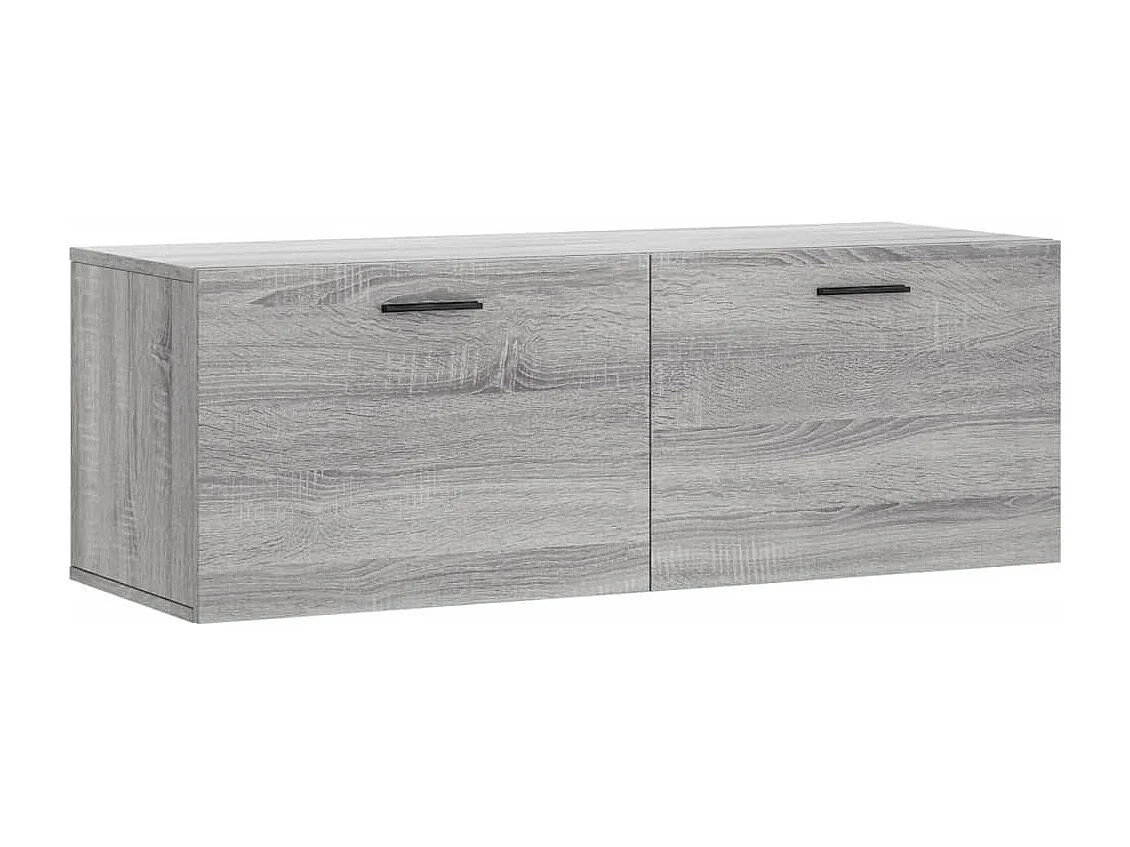 Armoire murale sonoma gris 100x36,5x35 cm bois d'ingénierie