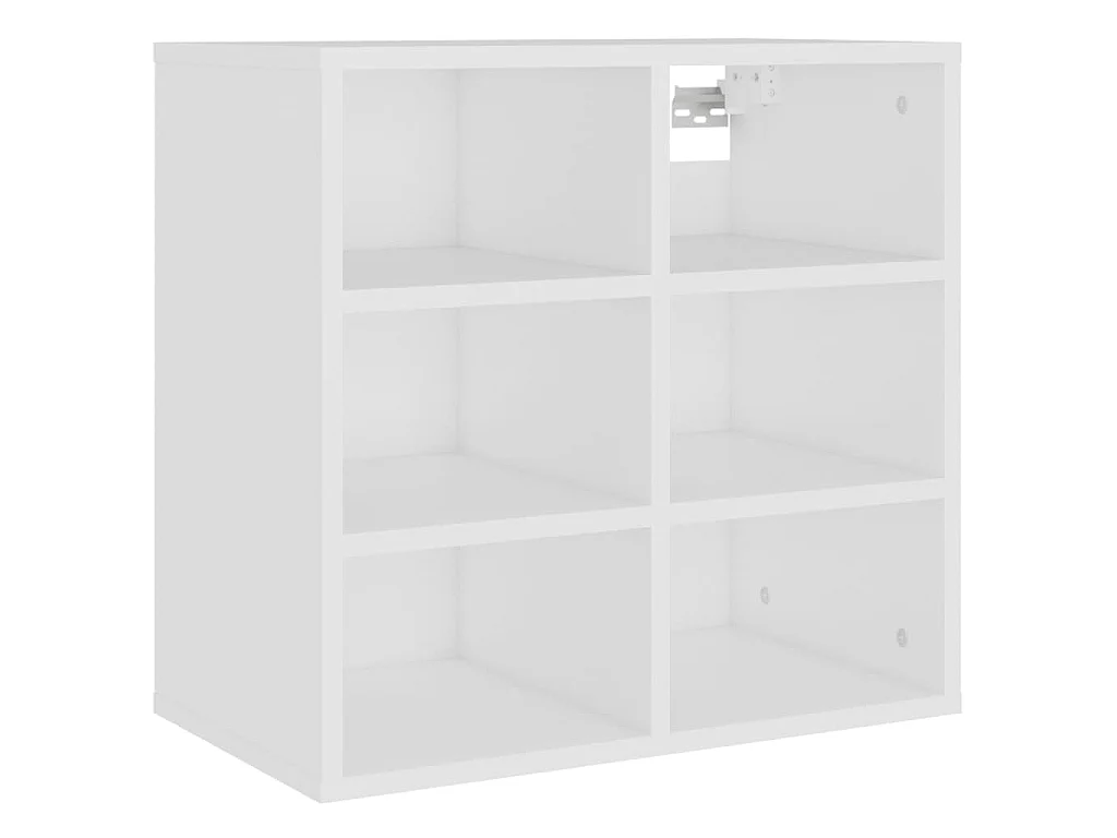 Armoires à chaussures 2 pcs Blanc 52,5x30x50 cm
