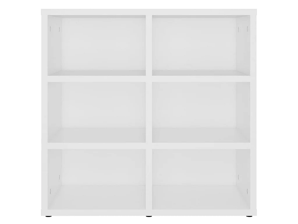 Armoires à chaussures 2 pcs Blanc 52,5x30x50 cm
