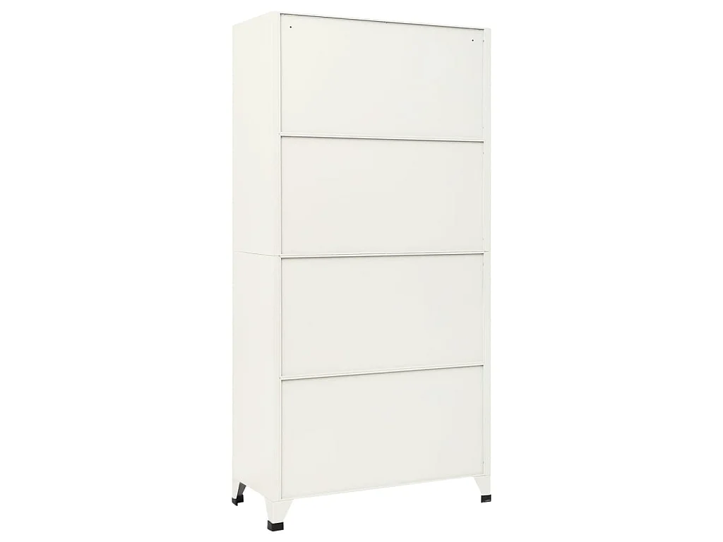 Armoire à casiers Gris et bleu 90x45x180 cm Acier