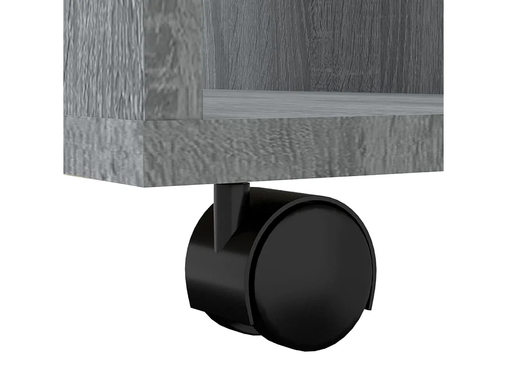 Rollschrank Grau Sonoma 60x53x72 cm Holzwerkstoff