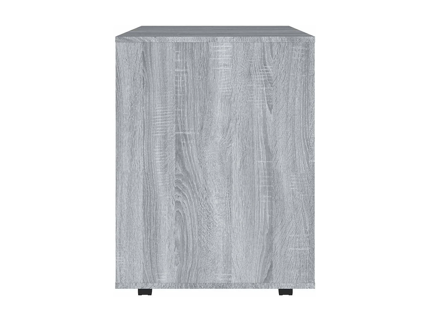 Rolkast 60x53x72 cm bewerkt hout grijs sonoma eiken