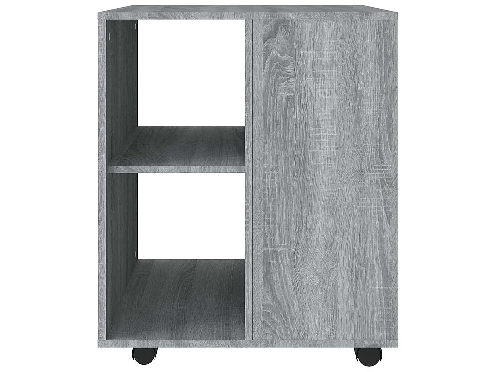 Armoire roulante Sonoma gris 60x53x72 cm Bois d'ingénierie