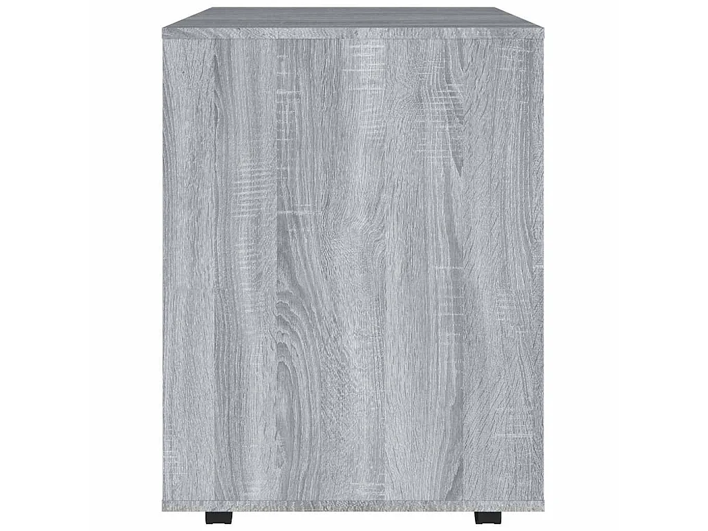 Armoire roulante Sonoma gris 60x53x72 cm Bois d'ingénierie