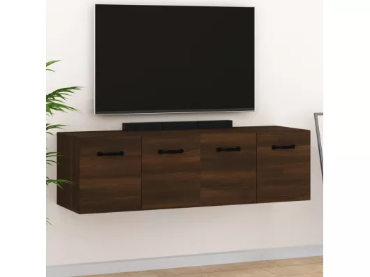 Kauf Unique Wandschränke 2Stk Braun Eichen-Optik 80x35x36,5cm Holzwerkstoff