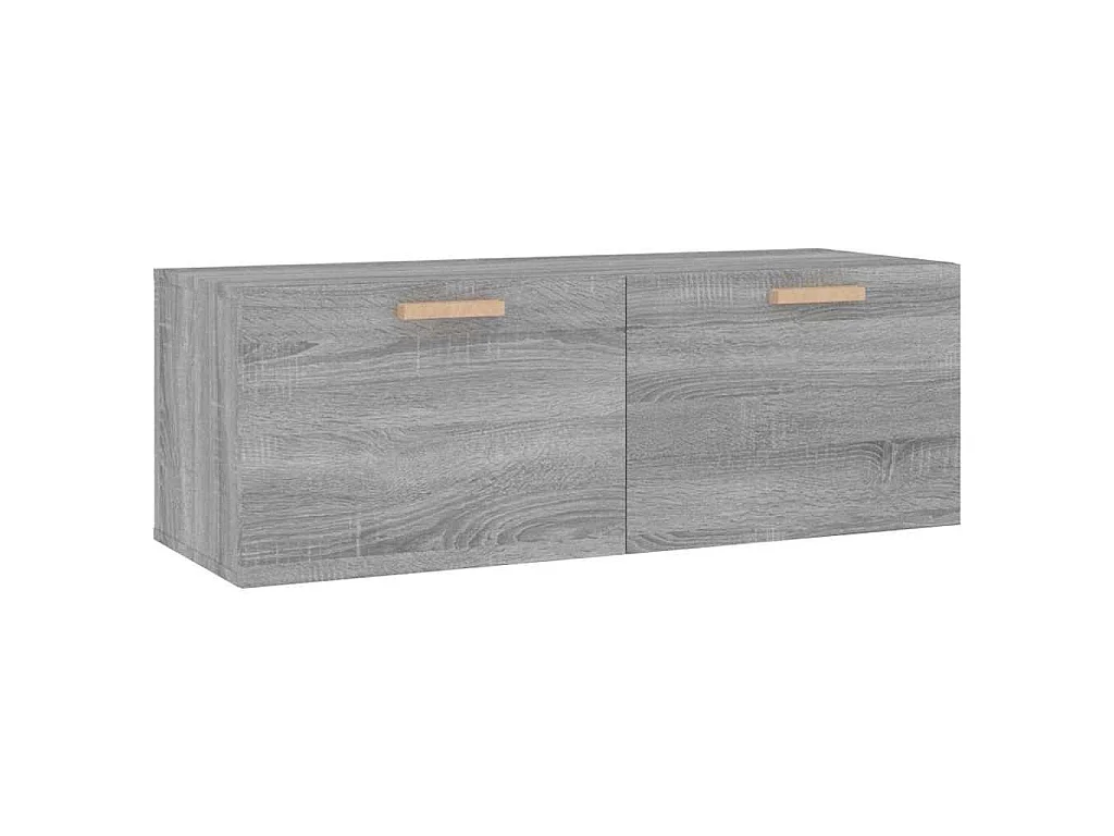 Armoire murale Sonoma gris 100x36,5x35 cm Bois d'ingénierie