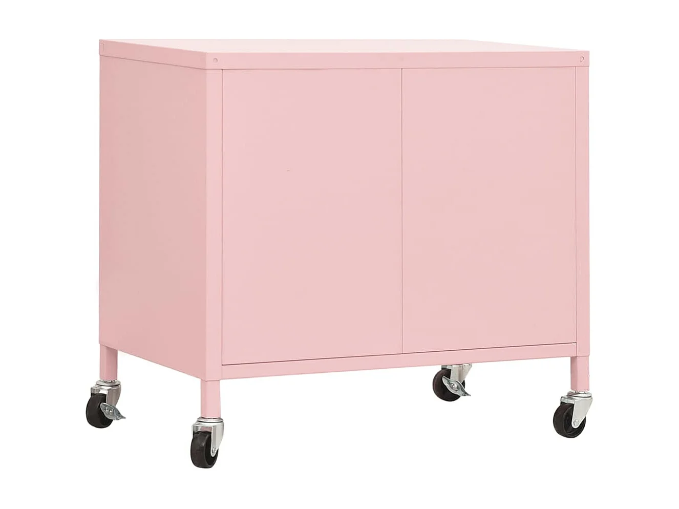 Armoire de rangement Rose 60x35x56 cm Acier