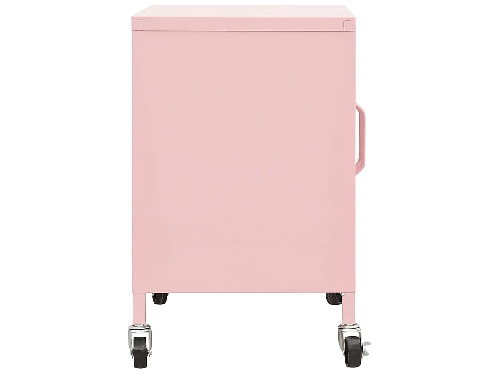 Lagerschrank Rosa 60x35x56 cm Stahl