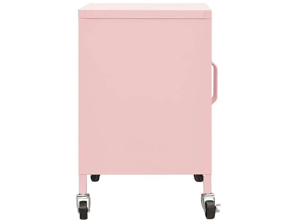 Armadietto Rosa 60x35x56 cm in Acciaio