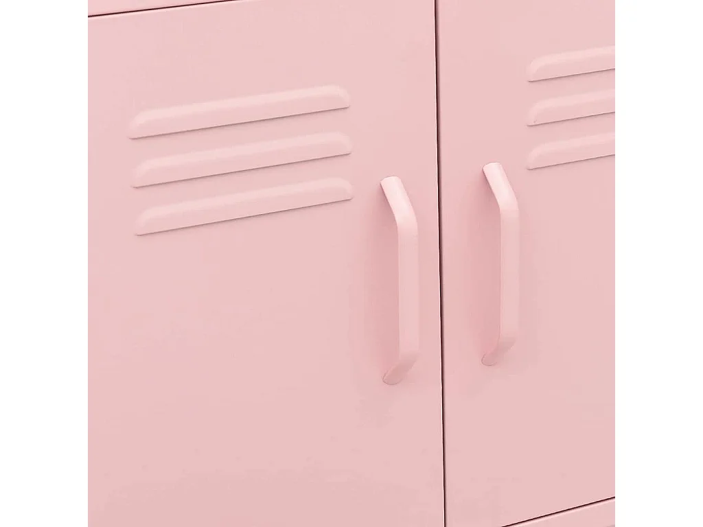 Armadietto Rosa 60x35x56 cm in Acciaio