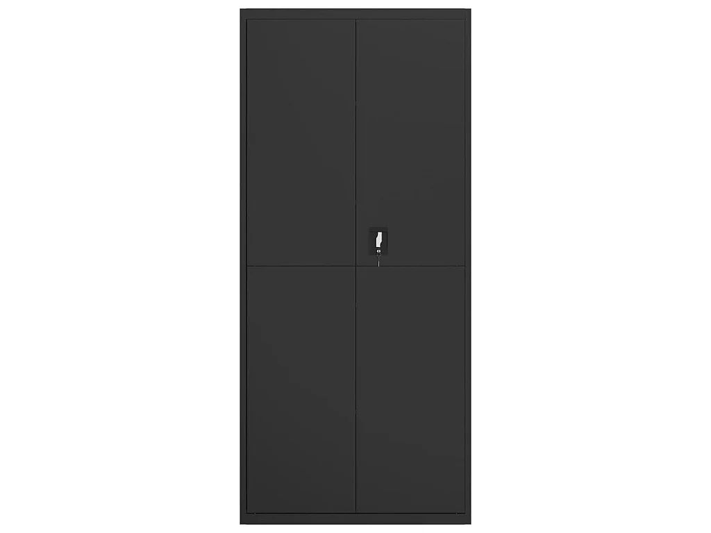 Classeur noir 90x40x240 cm acier