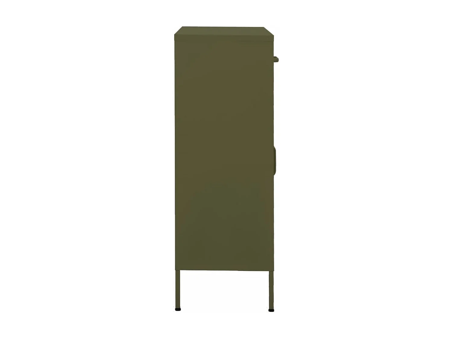Armoire de rangement Vert olive 80x35x101,5 cm Acier