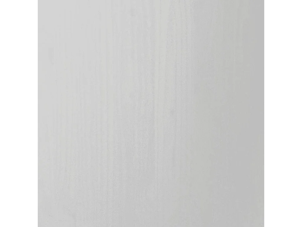 Armoire roulante avec tiroirs MOSS blanc bois de pin solide