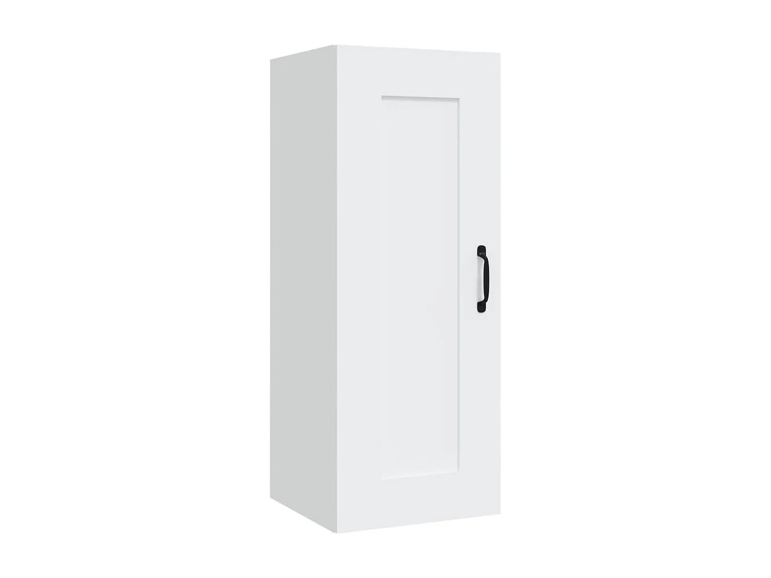 Armoire suspendue Blanc 35x34x90 cm Bois d'ingénierie