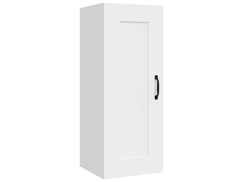 Hangkast 35x34x90 cm bewerkt hout wit
