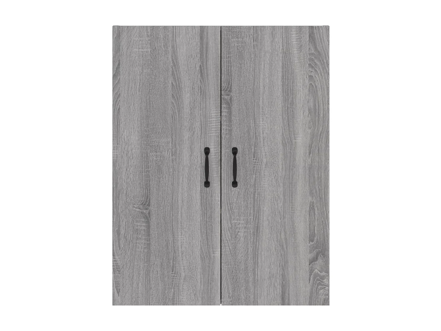 Hangkast 69,5x34x90 cm bewerkt hout grijs sonoma eikenkleurig