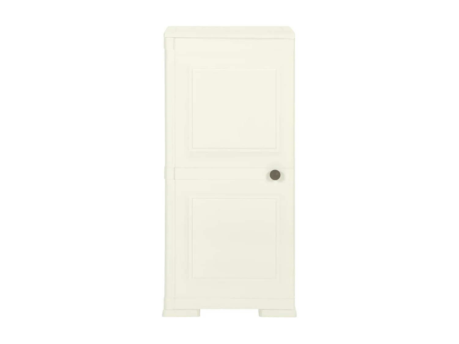Armoire plastique 40x43x85,5 cm design bois glace à la vanille