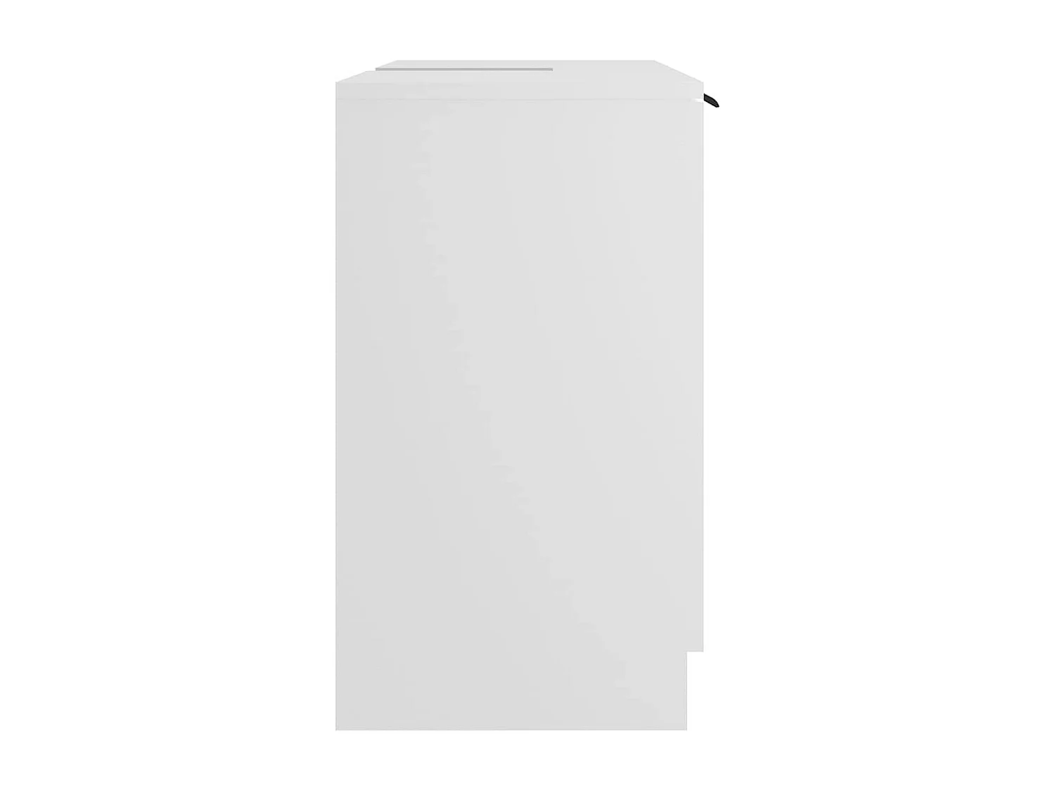 Armoire salle de bain Blanc 64,5x33,5x59 cm Bois d'ingénierie