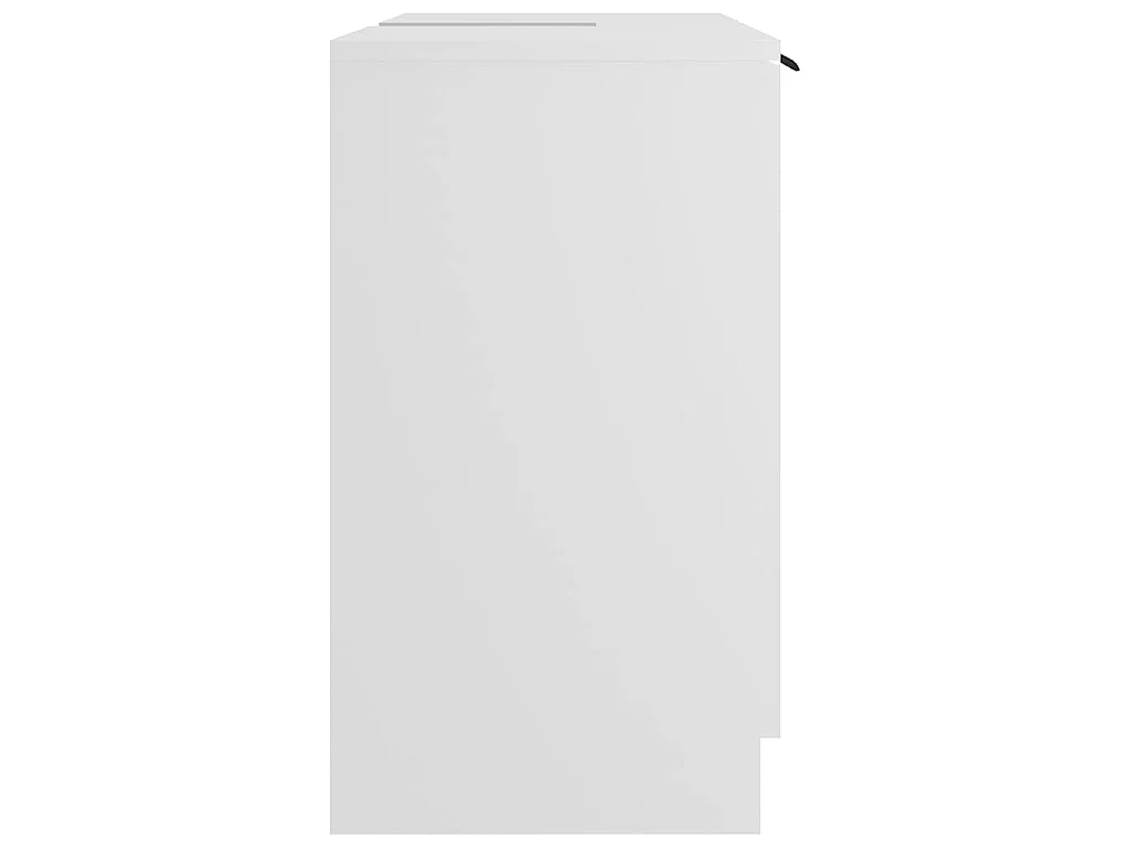 Armoire salle de bain Blanc 64,5x33,5x59 cm Bois d'ingénierie