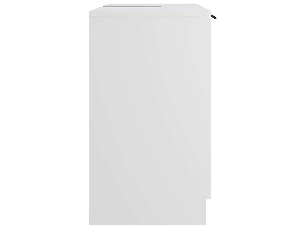 Armoire salle de bain Blanc 64,5x33,5x59 cm Bois d'ingénierie