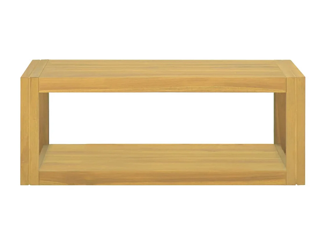 Wand-Badregal 90x45x35 cm Massivholz Teak