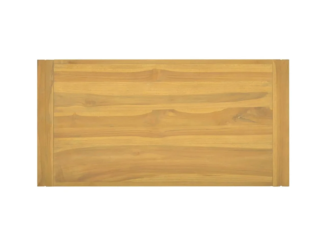 Armoire murale de salle de bain 90x45x35 cm Bois de teck solide