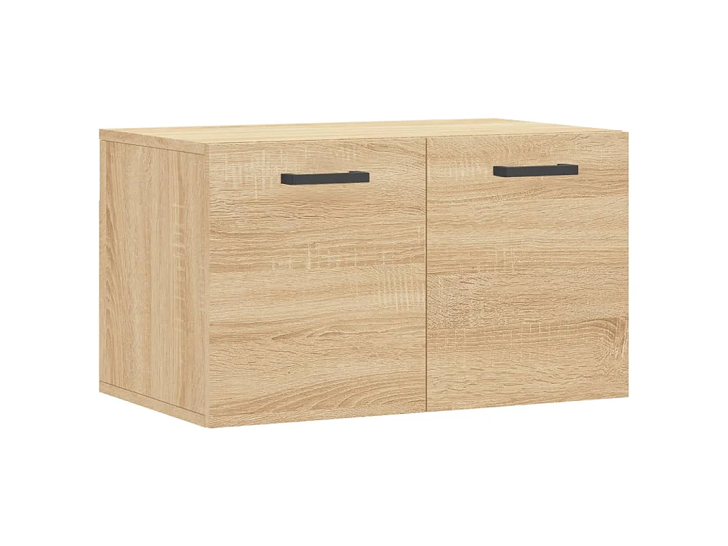 Wandkast 60x36,5x35 cm bewerkt hout sonoma eikenkleurig