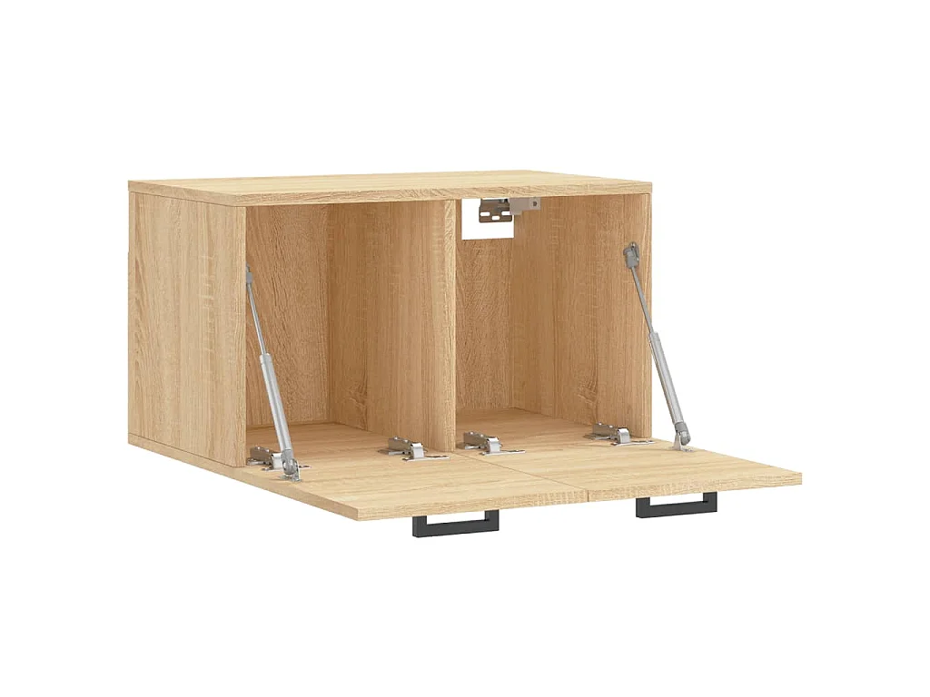 Wandkast 60x36,5x35 cm bewerkt hout sonoma eikenkleurig