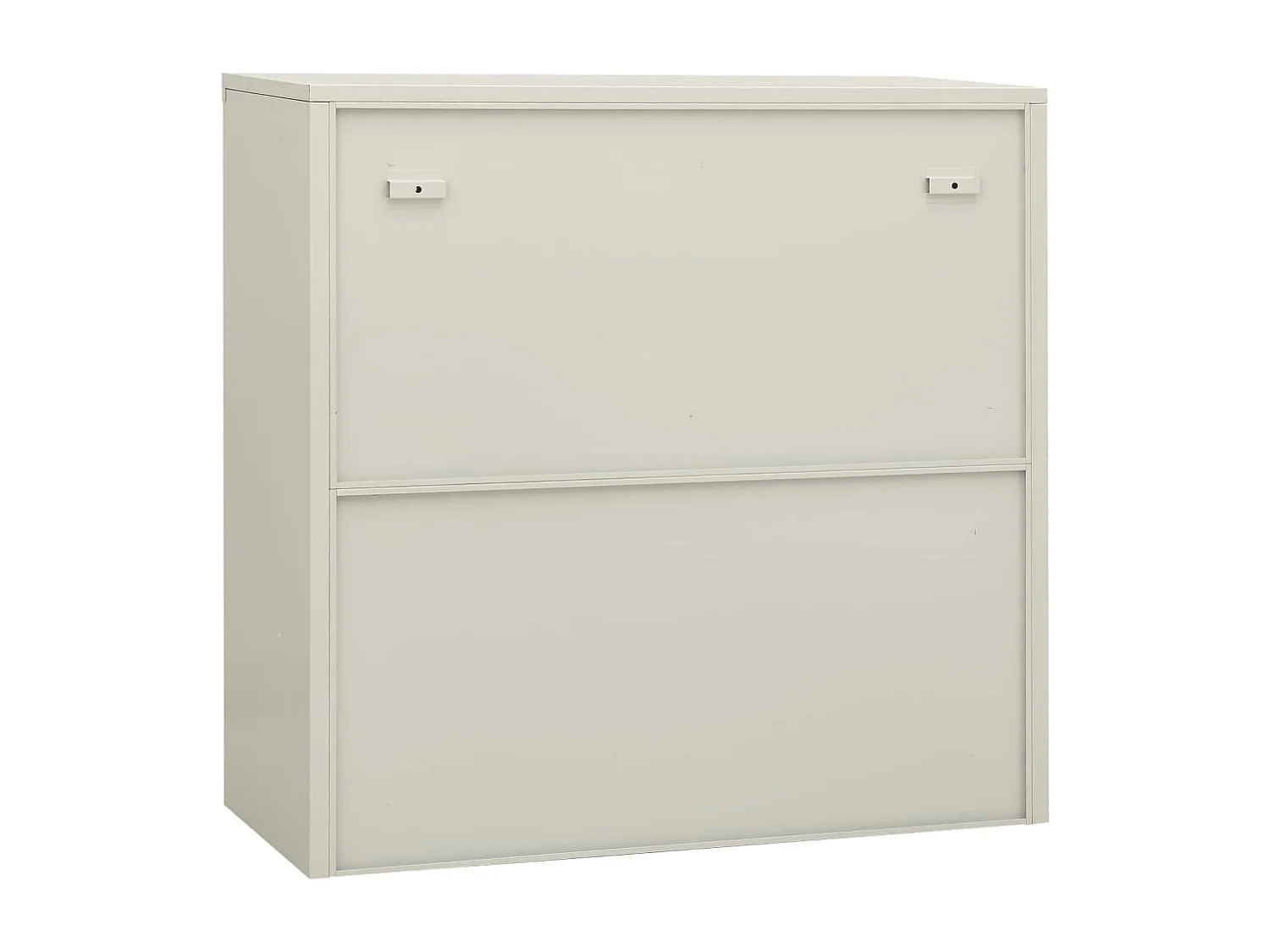 Armoire de bureau Gris clair 90x40x90 cm Acier