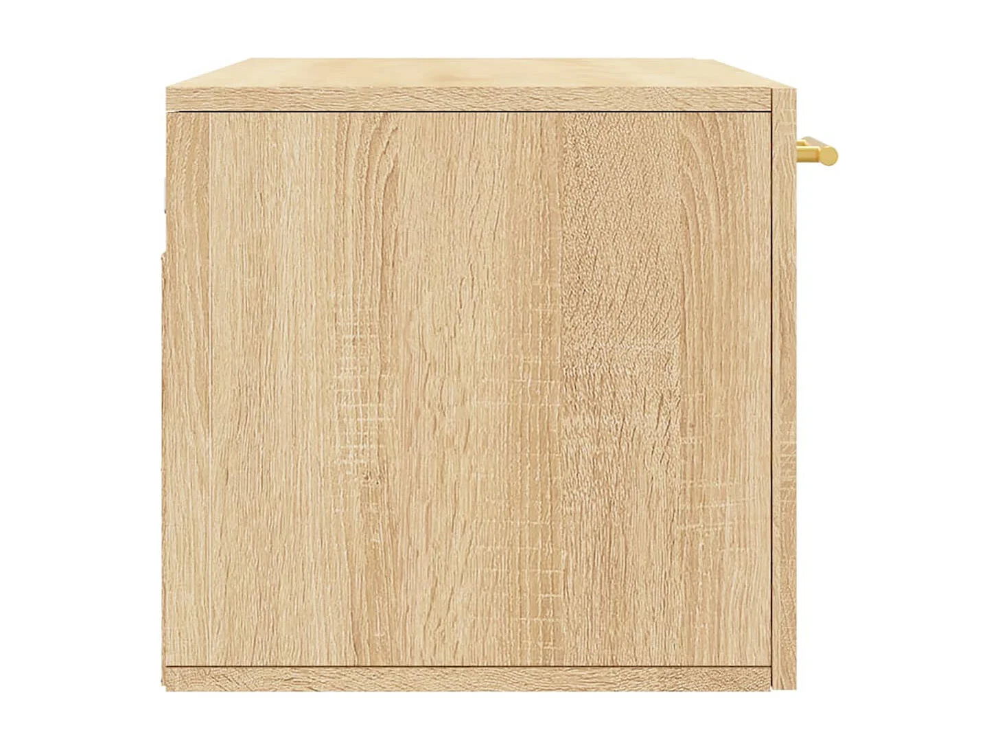Wandkast 80x36,5x35 cm bewerkt hout sonoma eikenkleurig