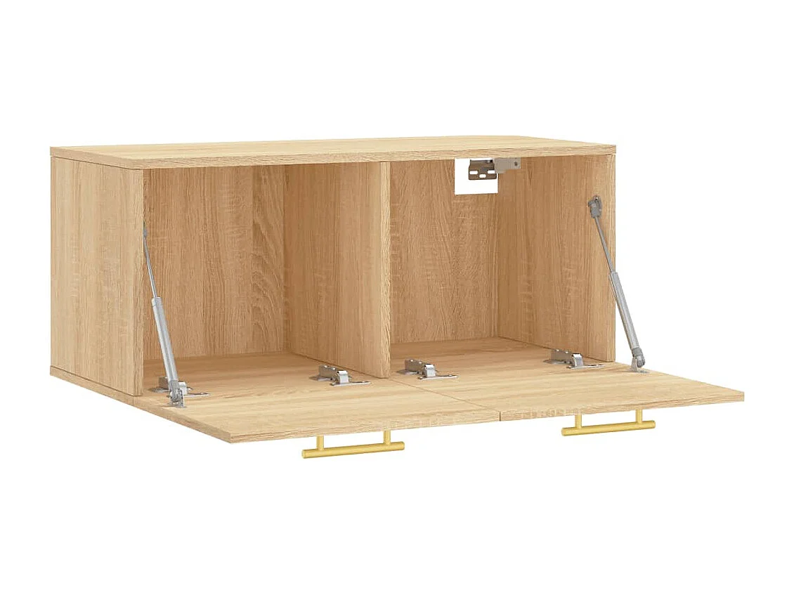 Wandschrank Sonoma-Eiche 80x36,5x35 cm Holzwerkstoff