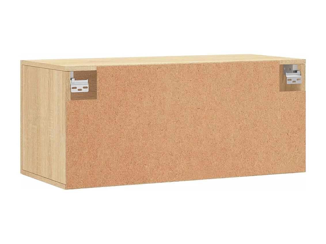Wandschrank Sonoma-Eiche 80x36,5x35 cm Holzwerkstoff