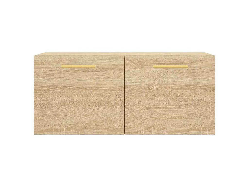 Mobile a Parete Rovere Sonoma 80x36,5x35 cm Legno Multistrato