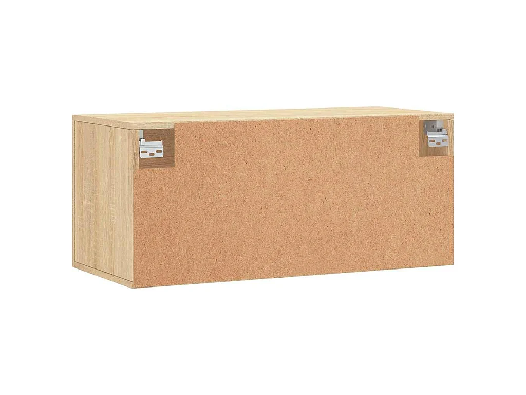 Mobile a Parete Rovere Sonoma 80x36,5x35 cm Legno Multistrato