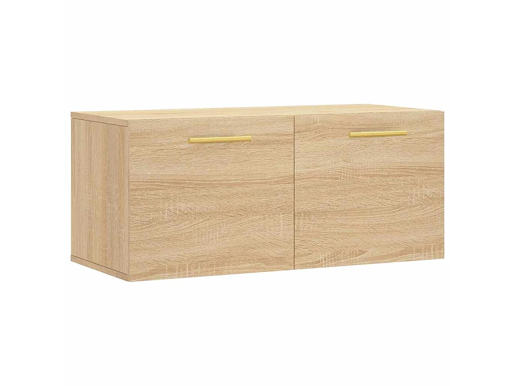 Armoire murale chêne sonoma 80x36,5x35 cm bois d'ingénierie