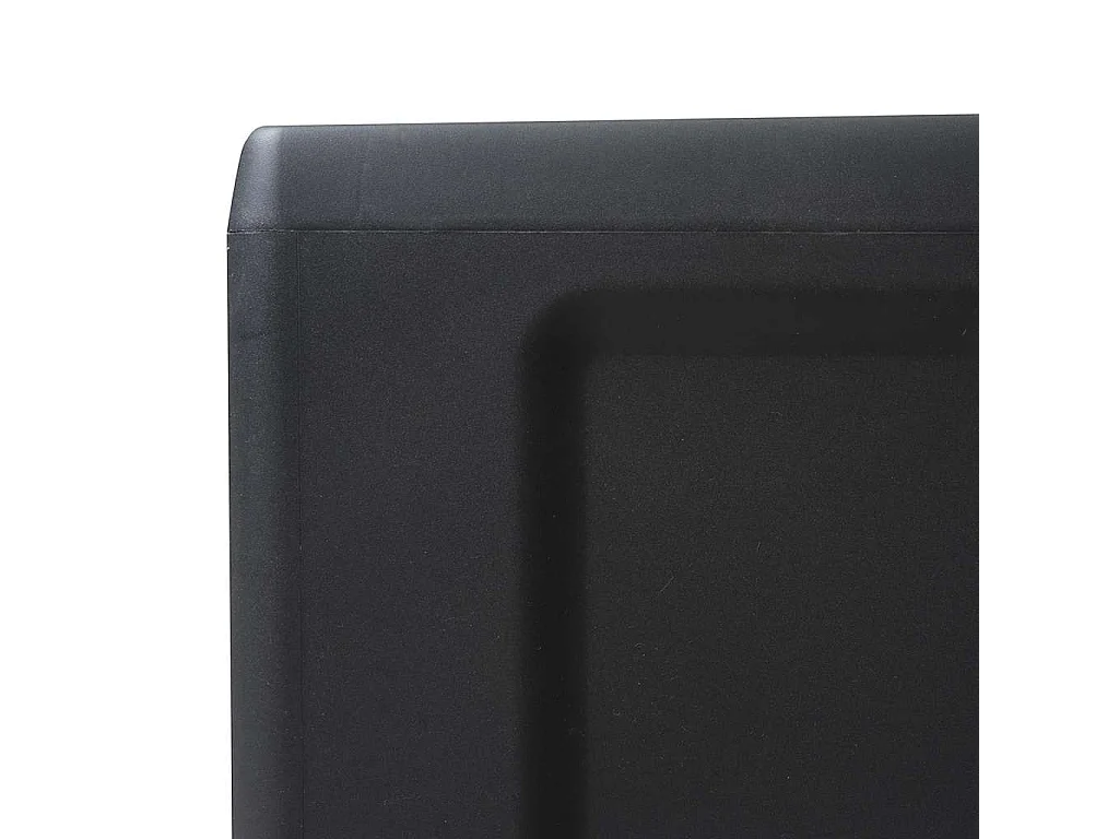 Armário arrumação para jardim c/ 3 prateleiras preto e cinzento