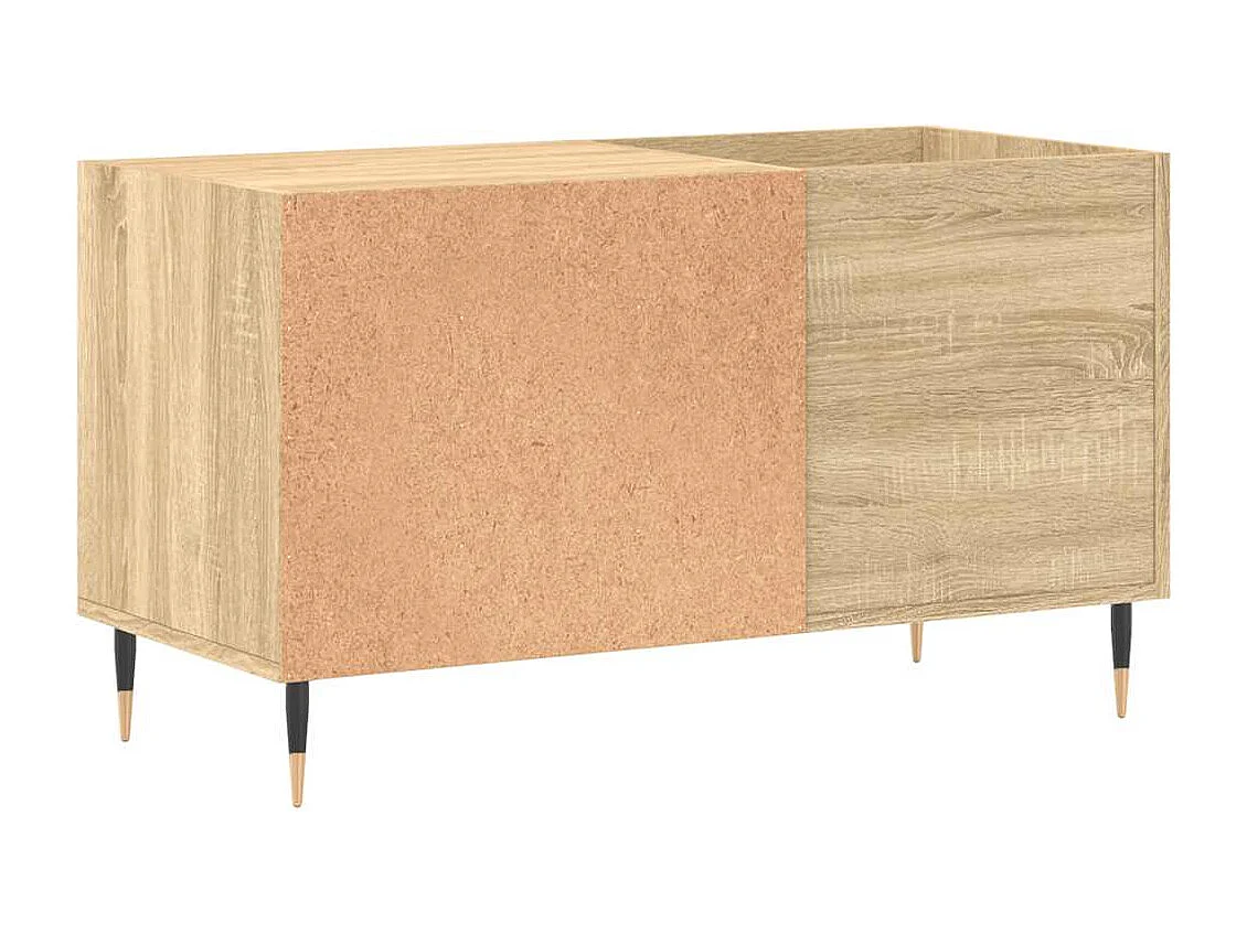 Armário p/ discos 85x38x48 cm deriv. madeira carvalho sonoma