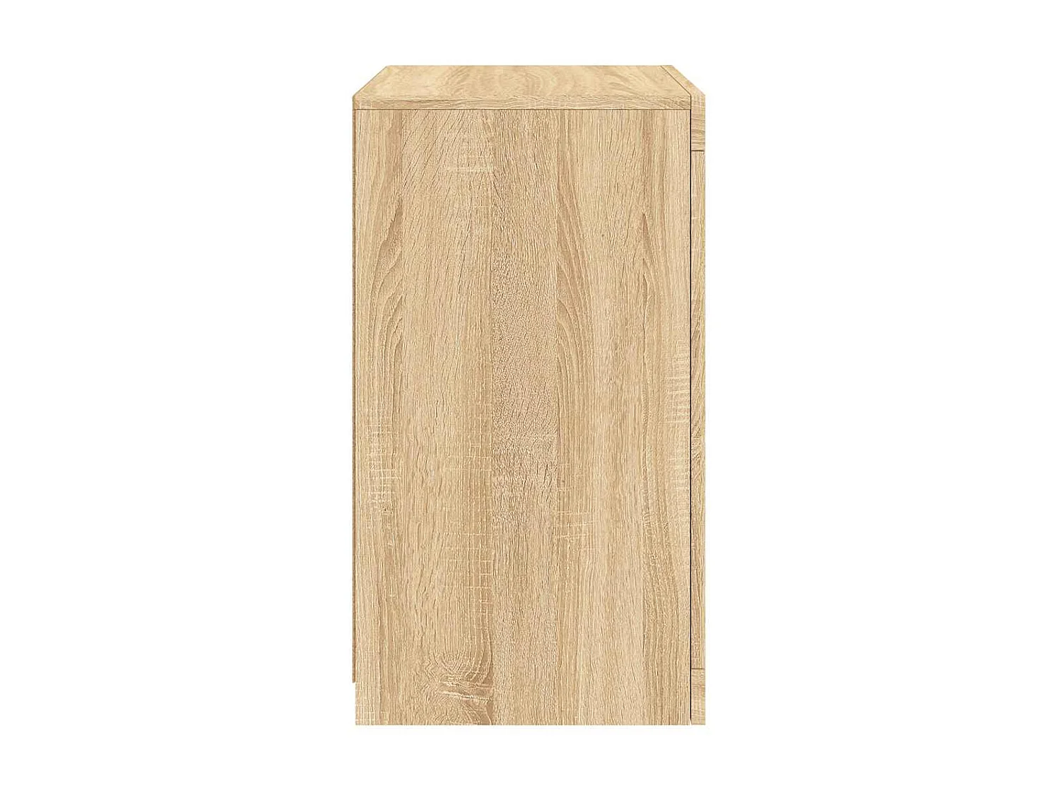 Armoire latérale avec lumières LED chêne sonoma