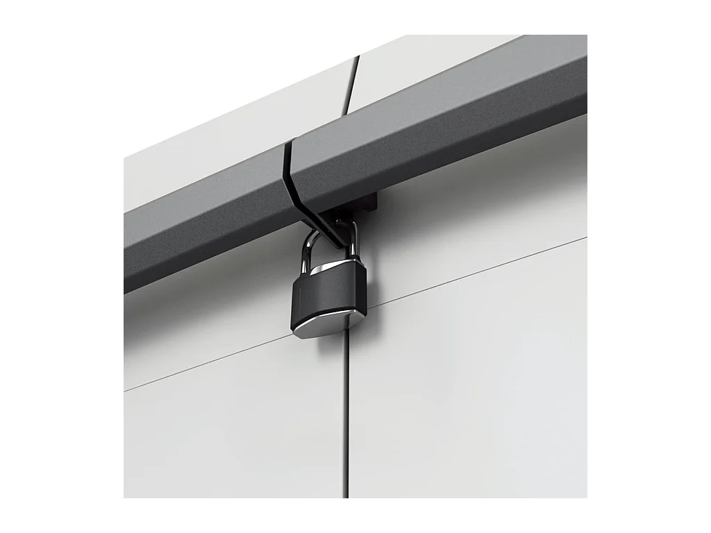 Armario de reciclaje Split Basic gris y negro 85 cm