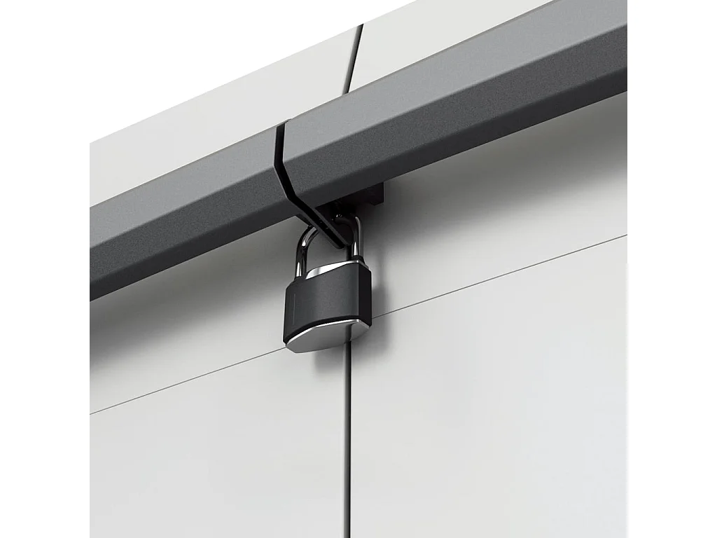 Armario de reciclaje Split Basic gris y negro 85 cm