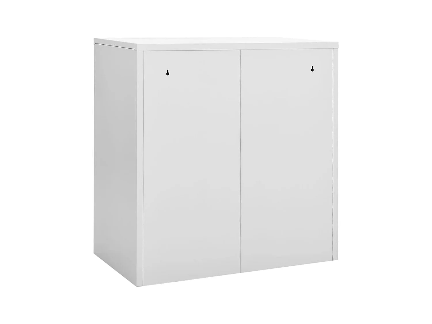 Armoire à casiers Gris clair et bleu 90x45x92,5 cm Acier