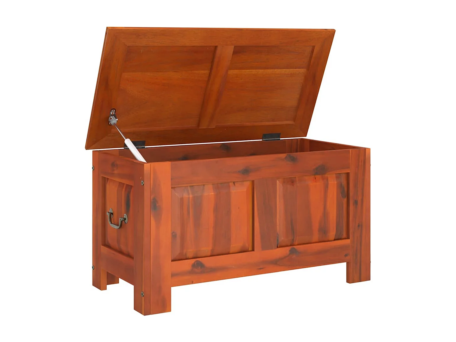 Truhe mit Deckel Braun Massivholz Akazie