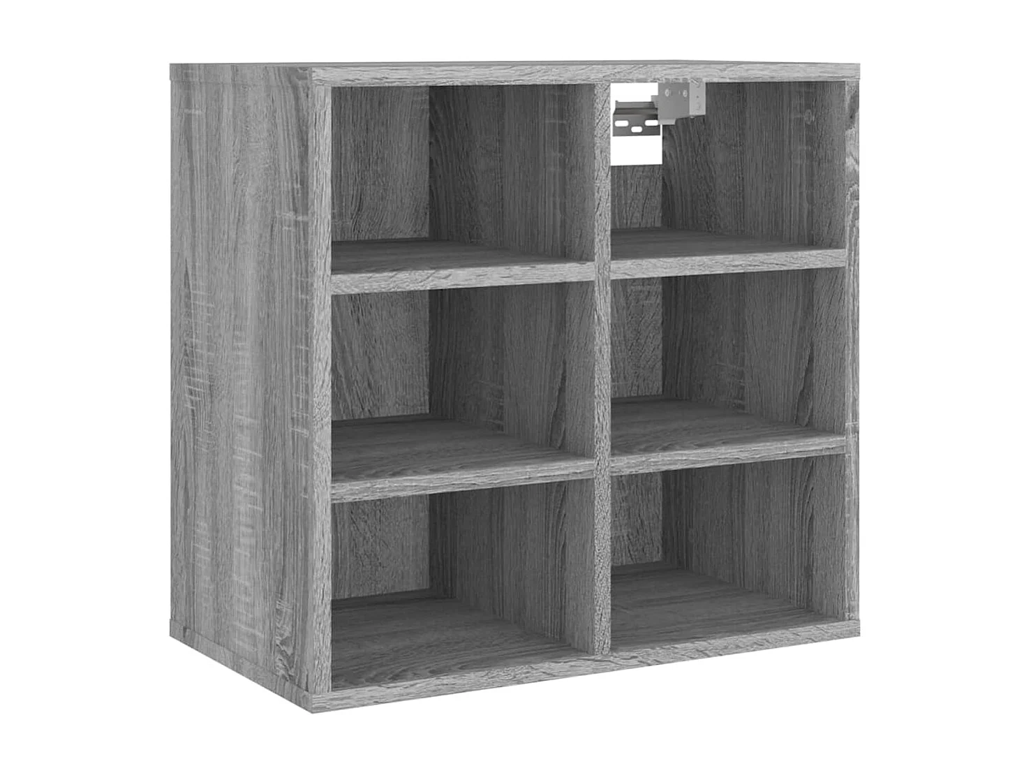 Schoenenkasten 2 st 52,5x30x50 cm grijs sonoma eikenkleurig