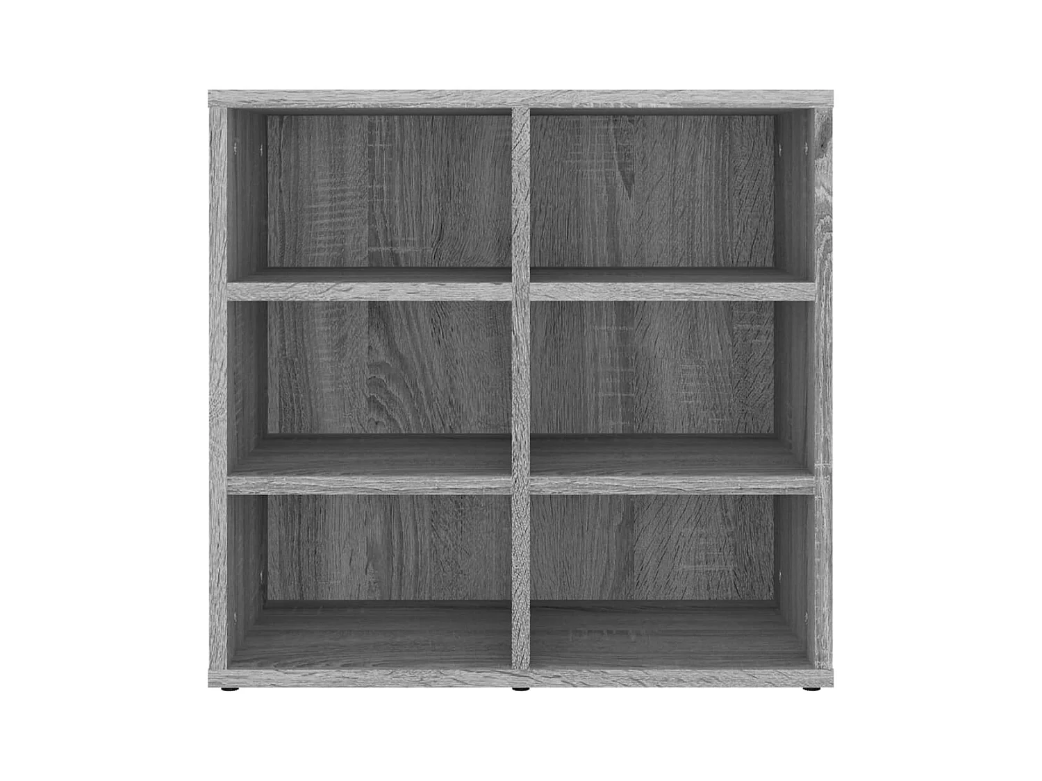 Schuhregale 2 Stk. Grau Sonoma 52,5x30x50 cm