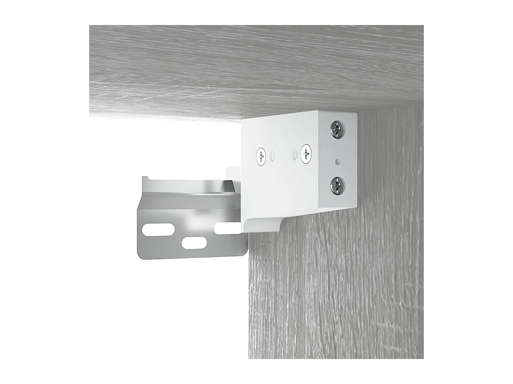 Schuhregale 2 Stk. Grau Sonoma 52,5x30x50 cm