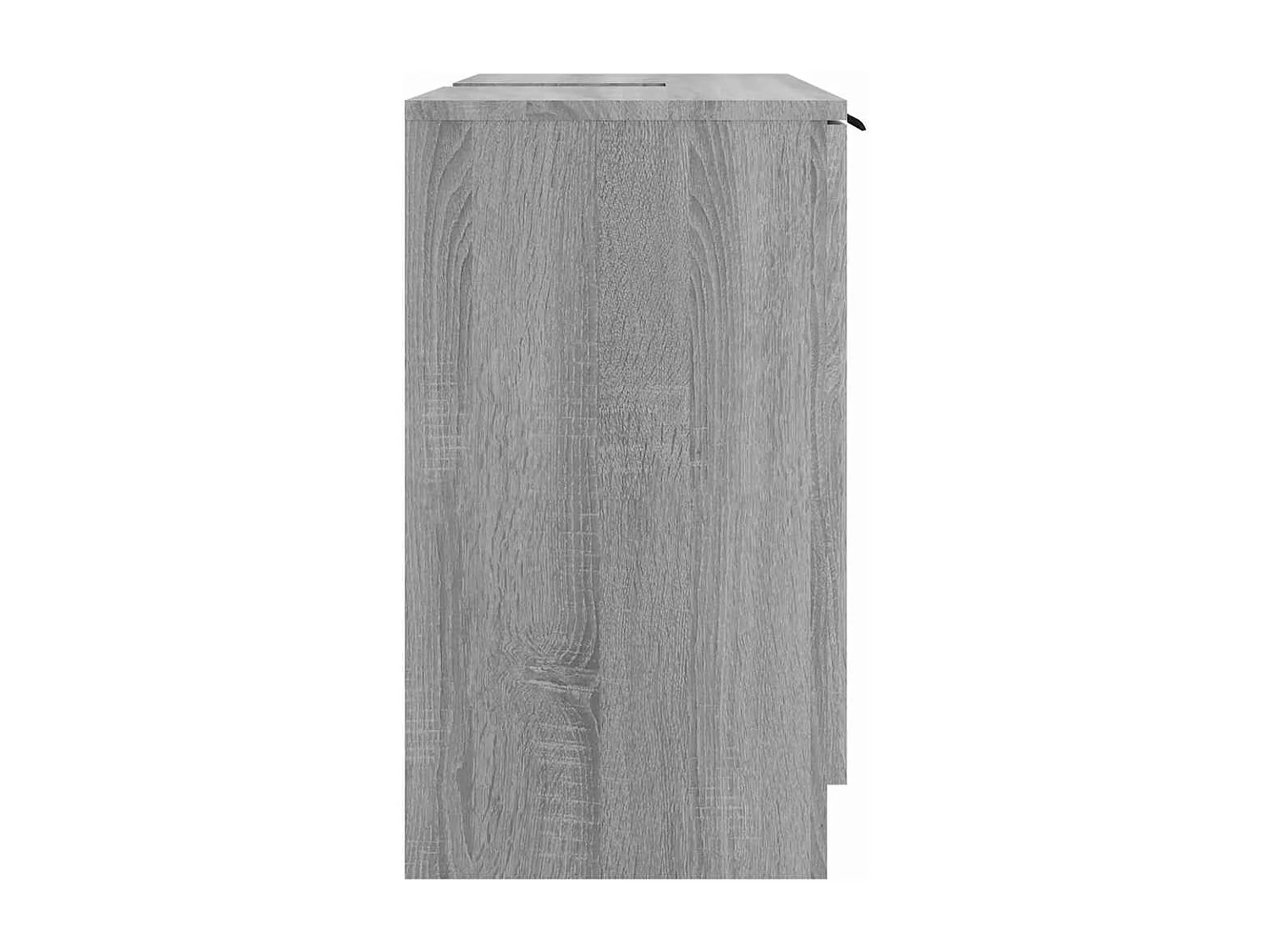 Mobile Bagno Grigio Sonoma 64,5x33,5x59 cm in Legno Multistrato