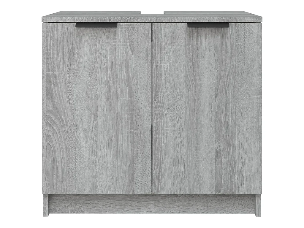 Armoire de bain Sonoma gris 64,5x33,5x59 cm Bois d'ingénierie