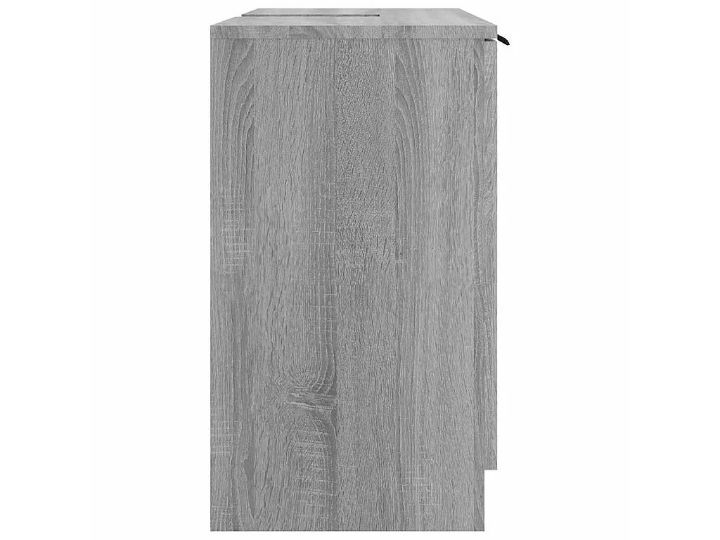 Armoire de bain Sonoma gris 64,5x33,5x59 cm Bois d'ingénierie